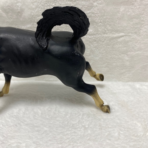 VTG Breyer Bucking‎ Bronco Model #190 Horse Black Stallion Cowboy Cowgirl Rodeo - Picture 3 of 14